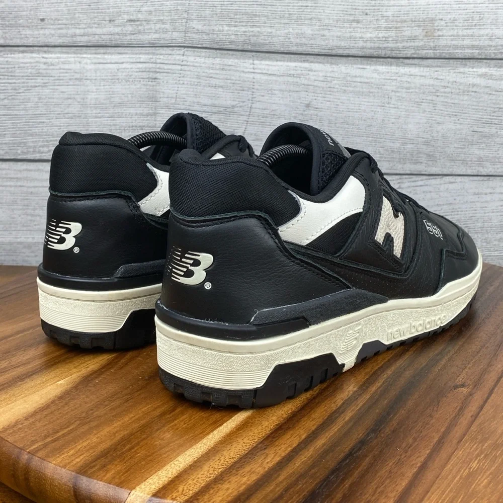 New Balance 550 Panda Black Sea Salt Sneaker BB550LBW Men’s Shoe Size 10.5